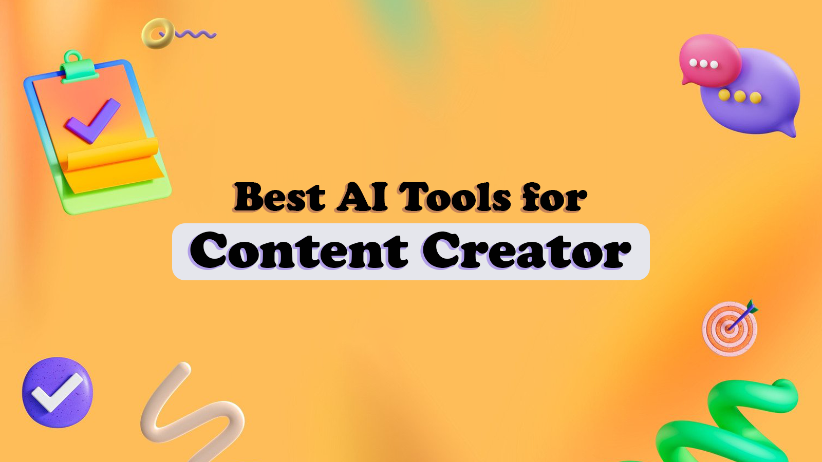 Best AI Tools for content creator